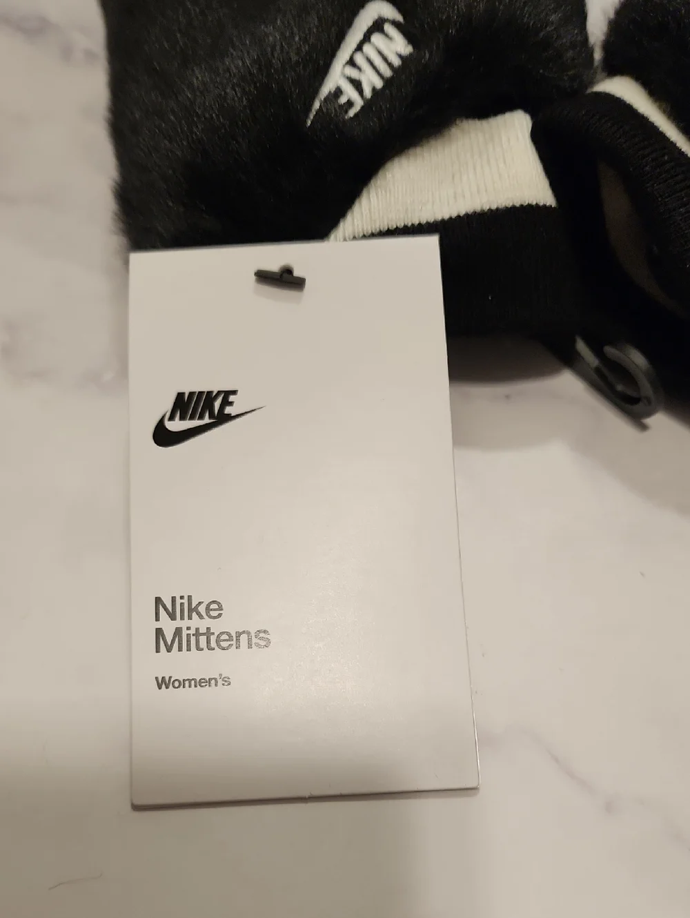 Nike black faux